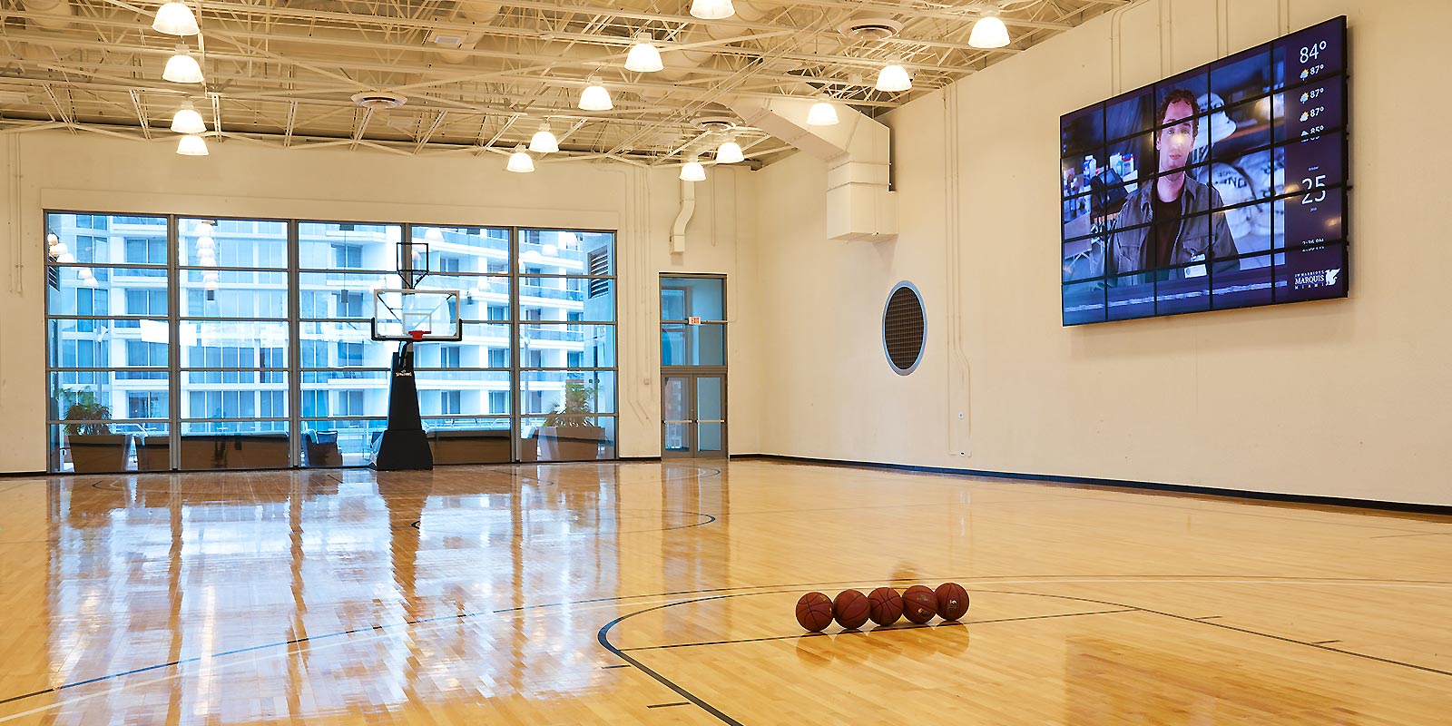 NBA-Approved Basketball Court